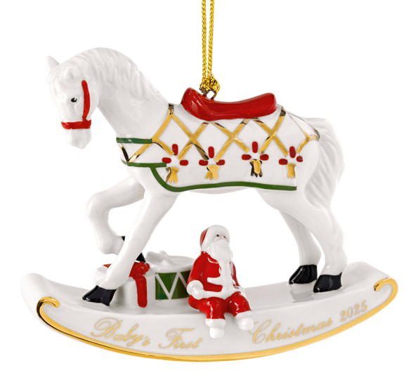 Ornament gyngehest 2025 h9 cm fra Villeroy & Boch