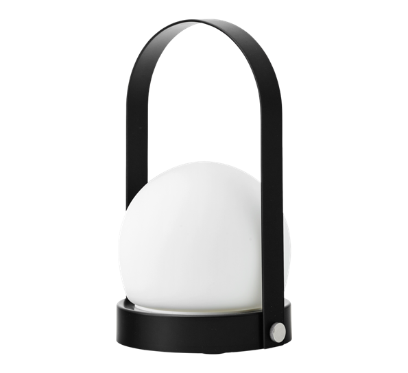 Carrie bærbar led-lampe ip44 sort fra Audo Copenhagen