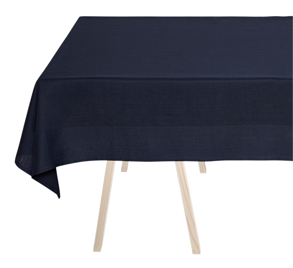 Plain Deep Blue duk 140X310 cm fra Georg Jensen Damask