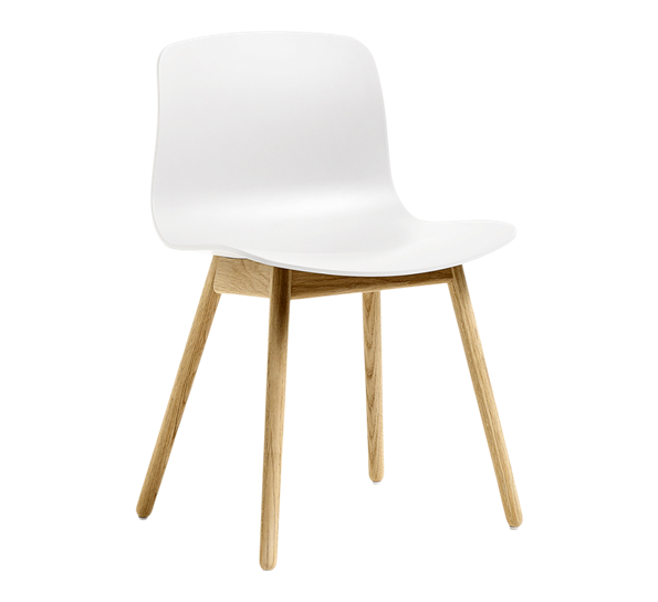 AAC12 stol lakkert eik hvit fra HAY