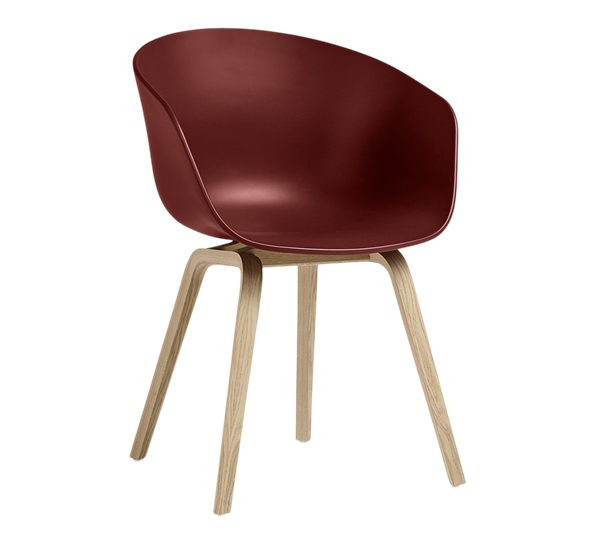 AAC22 stol lakkert eik brick fra HAY