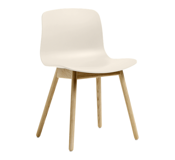 AAC12 stol lakkert eik kremhvit fra HAY