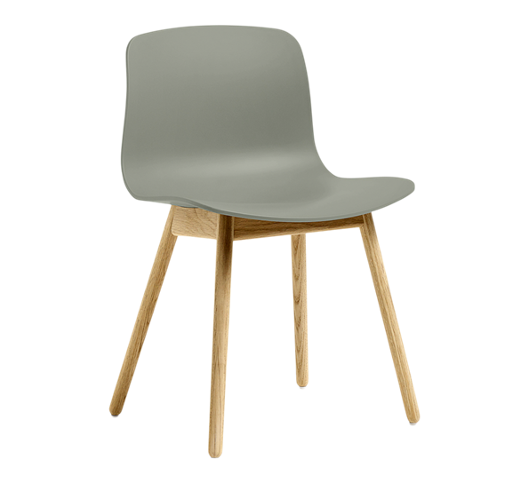 AAC12 stol lakkert eik dusty green fra HAY