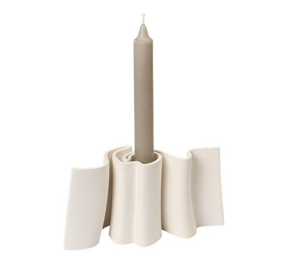 Dedali lysestake 11 cm offwhite fra Ferm Living