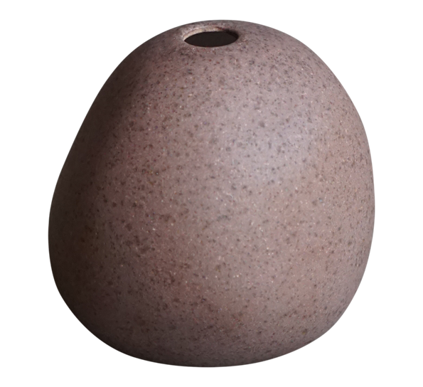 Miniature vase brun ø9cm h9cm fra DBKD