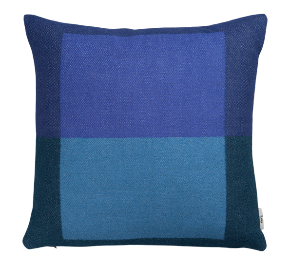 Syndin pute blå 50x50 cm fra Røros Tweed