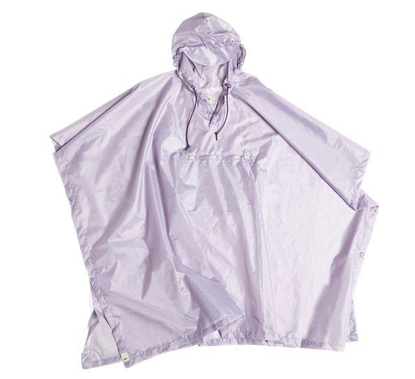 Mono regnponcho lavendel fra HAY