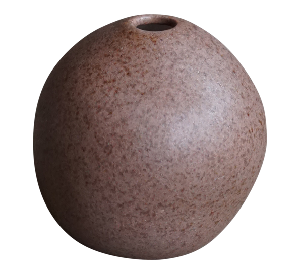 Miniature vase brun ø11cm h11cm fra DBKD