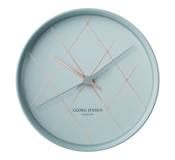 HK veggklokke ATWTP grå fra Georg Jensen