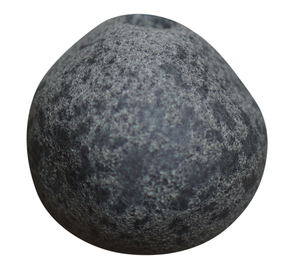 Miniature veggvase sort ø8cm d5cm fra DBKD