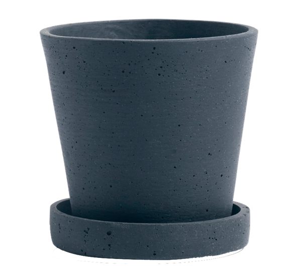 Flowerpot potteskjuler med fat s blå fra HAY