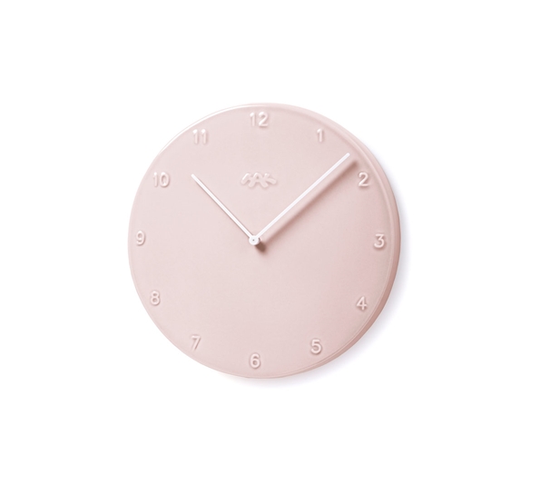 Ora veggklokke rosa 30 cm fra Kähler