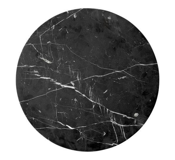 Androgyne Table Top for sidebord Nero Marquina Marble fra Audo Copenhagen