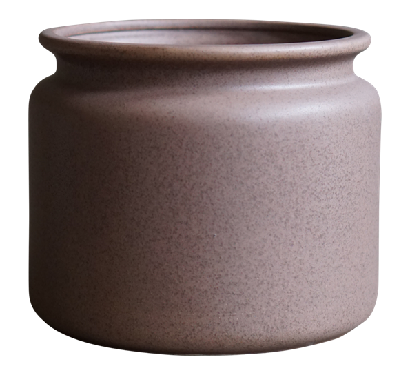 Pure krukke brun ø16cm h15cm fra DBKD