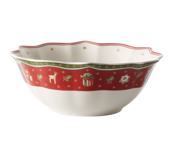 Toys Delight skål med rød kant 0,75 liter fra Villeroy & Boch