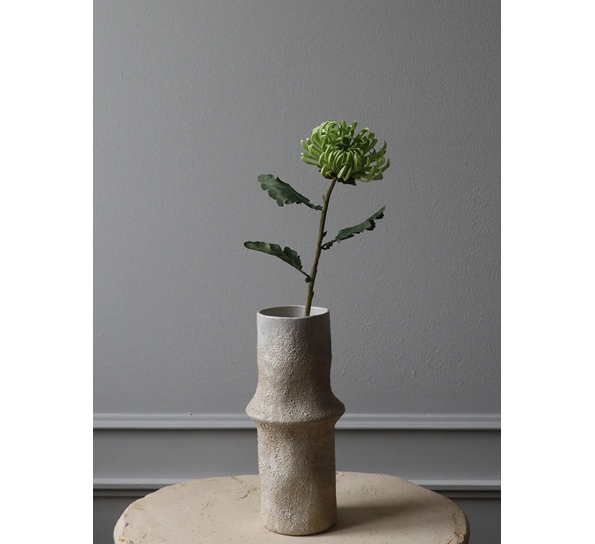 Kunstig blomst Semi-Cactus Dahlia Georgin lysegrønn fra Botanè Studios