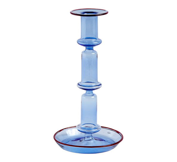 Flare lysestake høy lys blå fra HAY