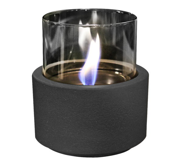 Lilly 12 lykt MgO sort fra Tenderflame