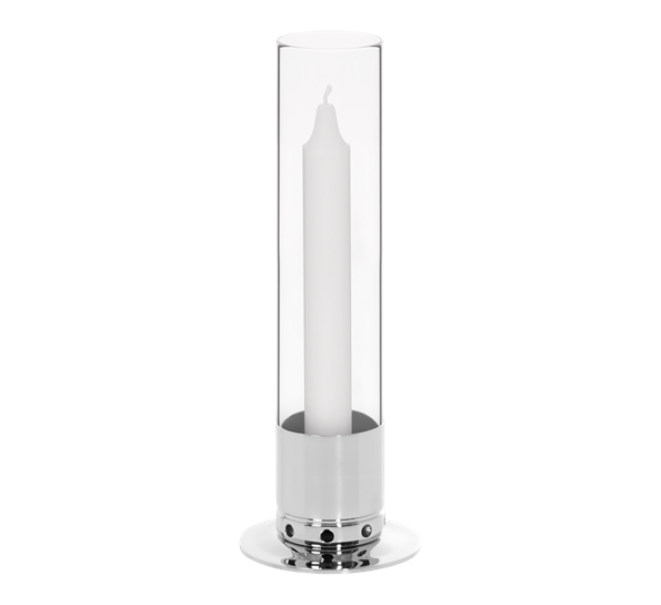 <p>Kattvik lysestake 25 cm forniklet messing Kattvik Design</p>
