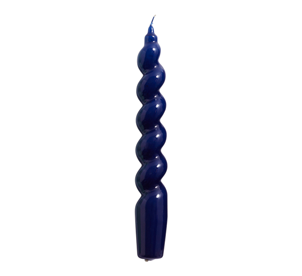Spiral Candle lys midnattsblå fra HAY