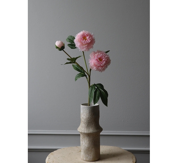 Kunstig blomst Peony Peon rosa fra Botanè Studios