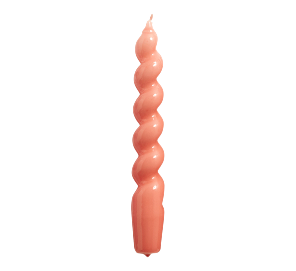 Spiral Candle lys aprikos fra HAY