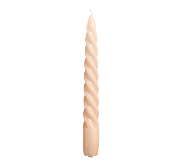 Twist Candle lys fersken fra HAY