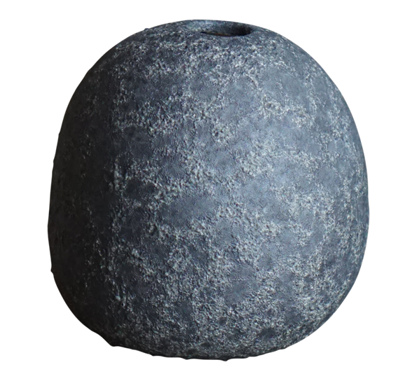 Miniature vase sort ø9cm h9cm fra DBKD