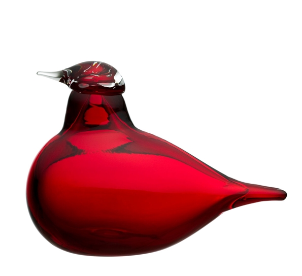 Glassfugl Terne tranebær fra Iittala