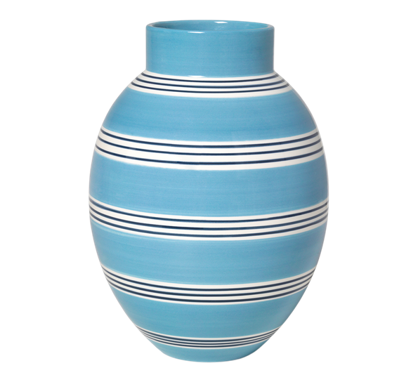 Omaggio Nuovo vase h30 mellomblå fra Kähler