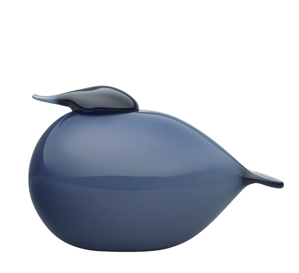 Glassfugl Puffball rain stor fra Iittala