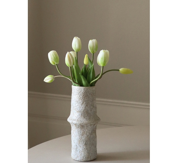 Kunstig blomst Tulip Tulipan bukett hvit fra Botanè Studios