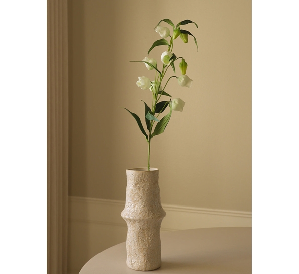 Kunstige blomster Chinese Lantern Lily Lilje hvit fra Botanè Studios