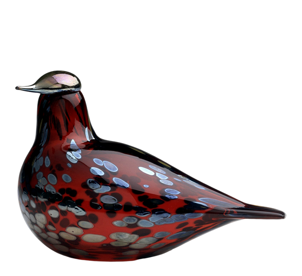 Glassfugl Rødsnipe fra Iittala