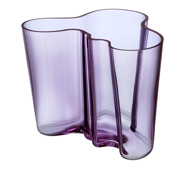 Aalto vase 160 mm ametyst fra Iittala
