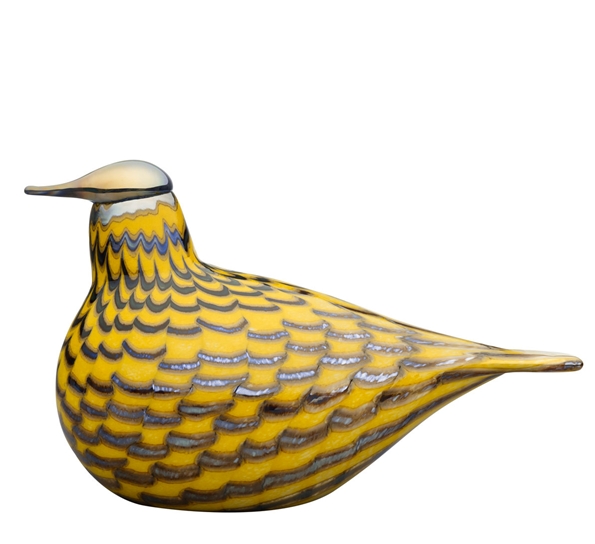 Birds Rype Gul 215X130mm fra Iittala