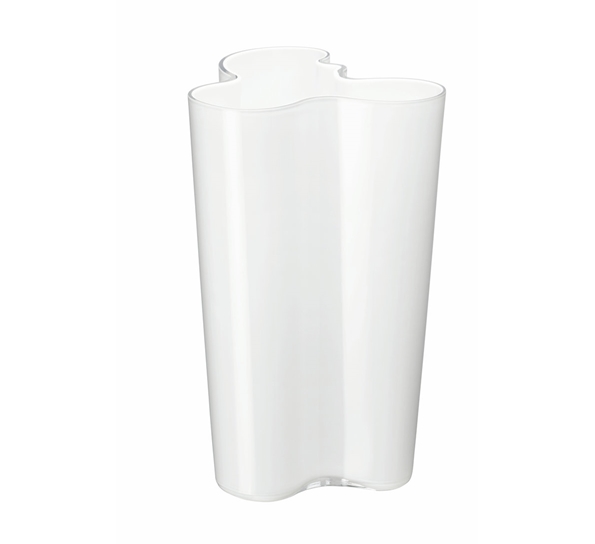 Finlandia vase 251 mm hvit fra Iittala