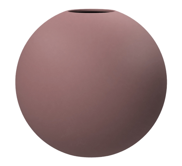 Ball vase 20 cm cinder rose fra Cooee Design