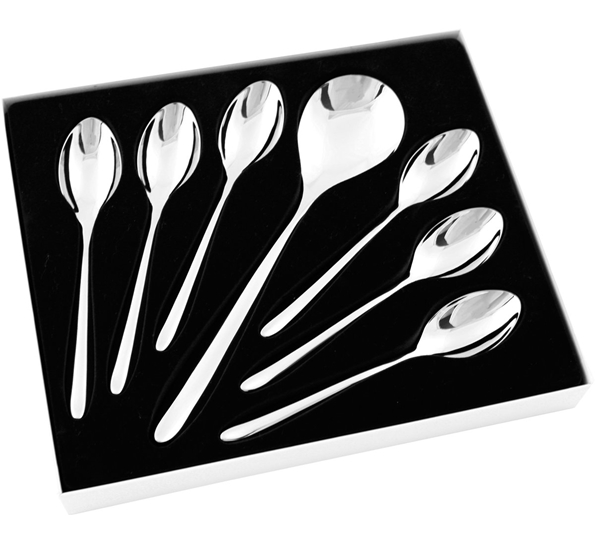 <p>Lykke dessertsett 7 deler fra Hardanger Bestikk</p>
