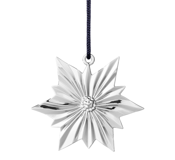 Karen Blixen nordstjerne 6,5 cm forsølvet fra Rosendahl