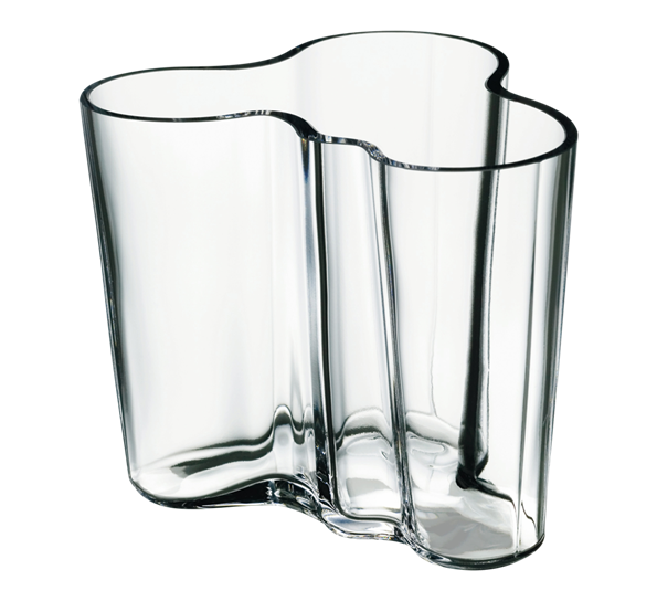 Aalto vase 95 mm klar fra Iittala
