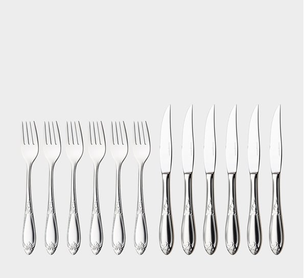<p>Nina biffsett 12 deler fra Hardanger Bestikk</p>

