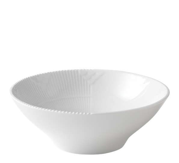 White Elements frokostskål 18 cm fra Royal Copenhagen