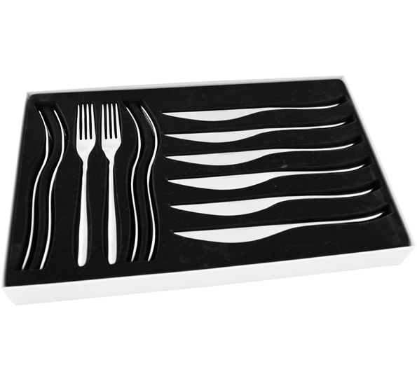 <p>Lykke biffsett 7 deler fra Hardanger Bestikk</p>
