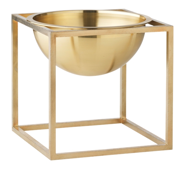 Kubus skål liten messing fra By Lassen