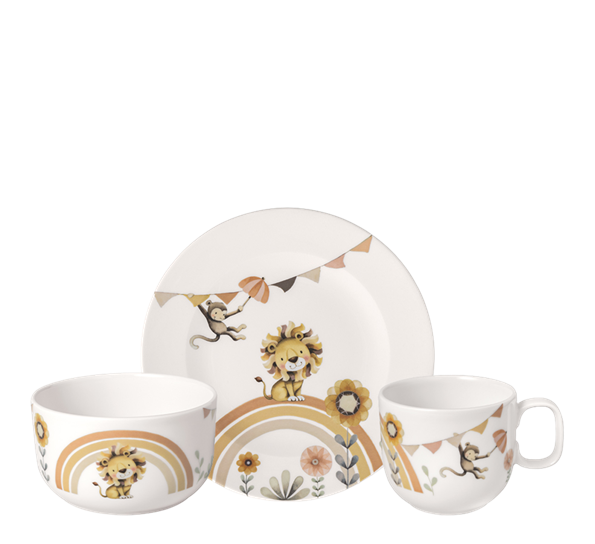 Lion roar barnesett 3 deler fra Villeroy & Boch