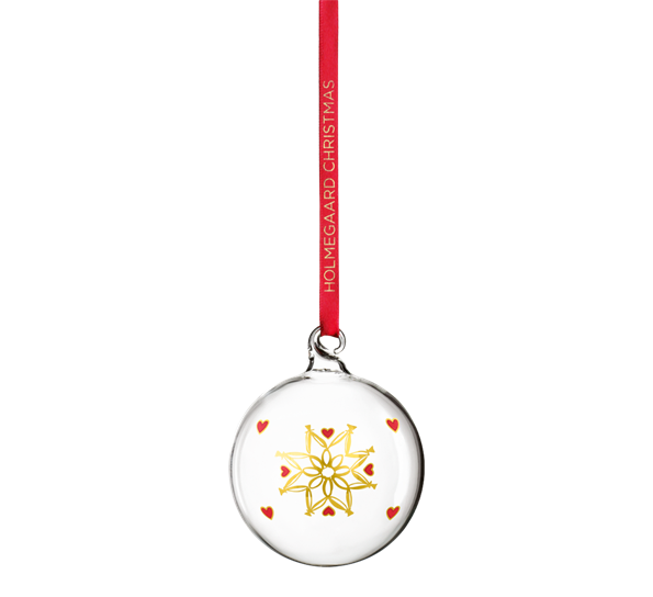 2021 årets julekule klar fra Holmegaard