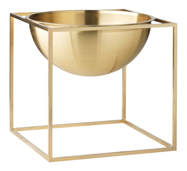 Kubus skål stor messing fra By Lassen