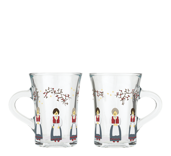 2021 julehotdrink-glass 24 cl 2-pk fra Holmegaard