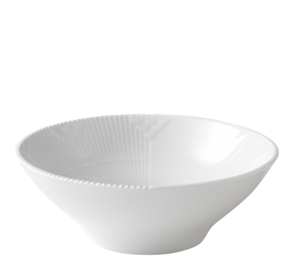 White Elements frokostskål 2 pk 18 cm fra Royal Copenhagen